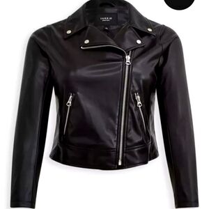 Torrid Black Faux Leather Jacket 18/20W